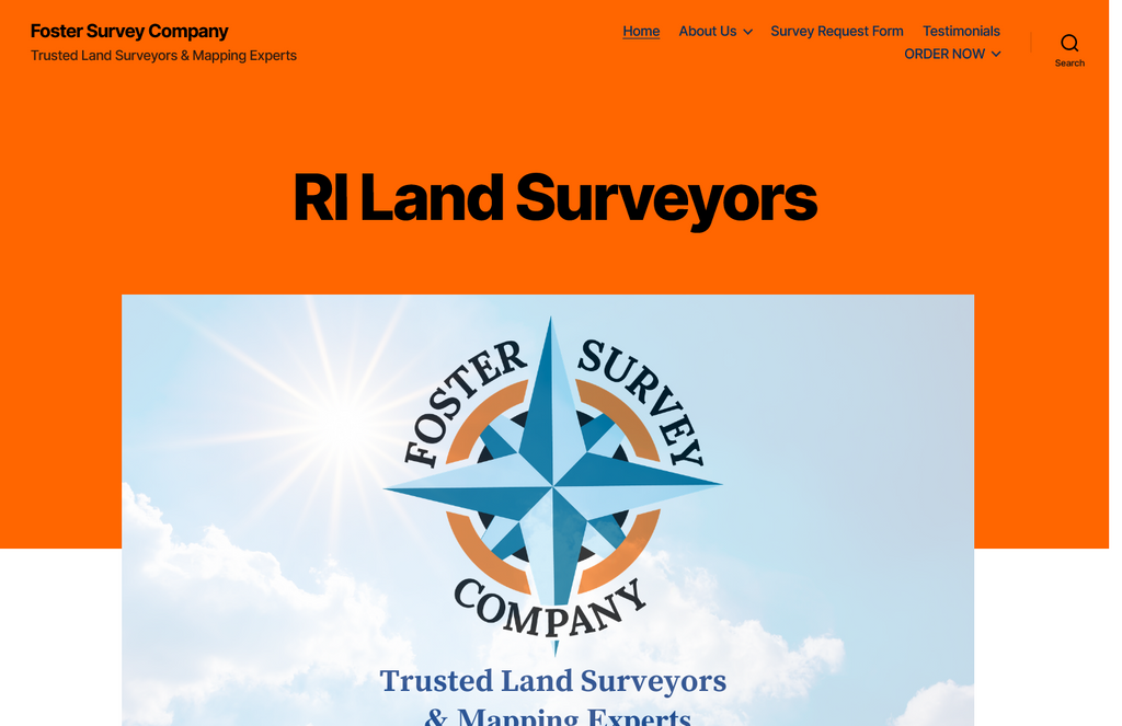 Website Design & Creation for land surveying website URL 4