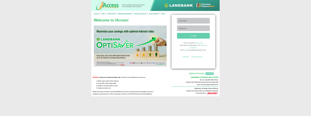 Website Design & Creation for landbank website URL 3
