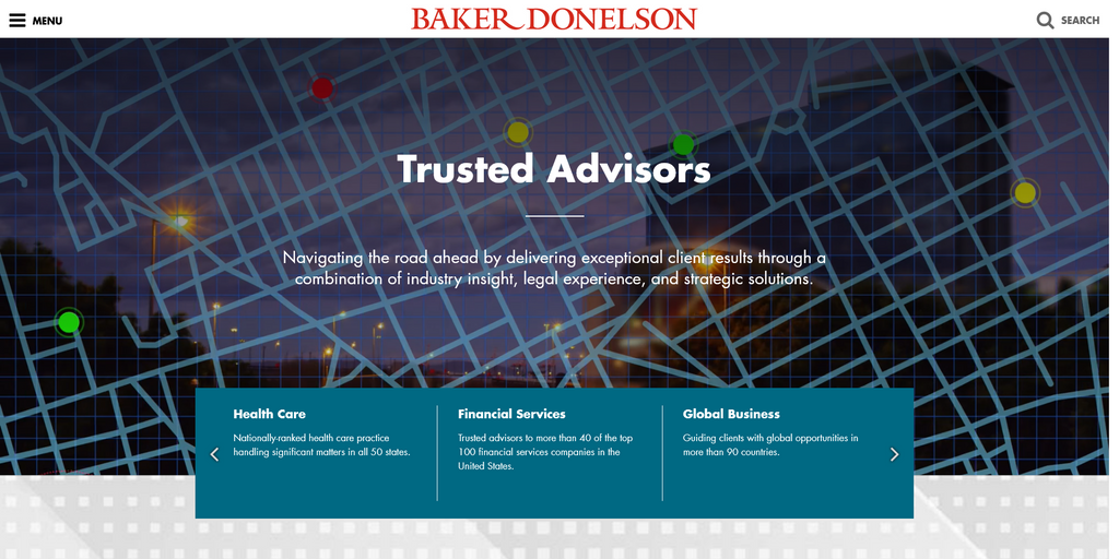 Website Design & Creation for legal consulting firm website URL 3