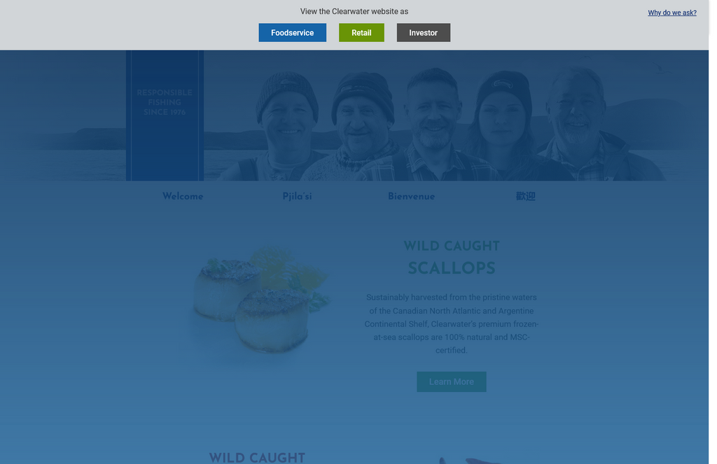 Website Design & Creation for lobster fishing store website URL 4
