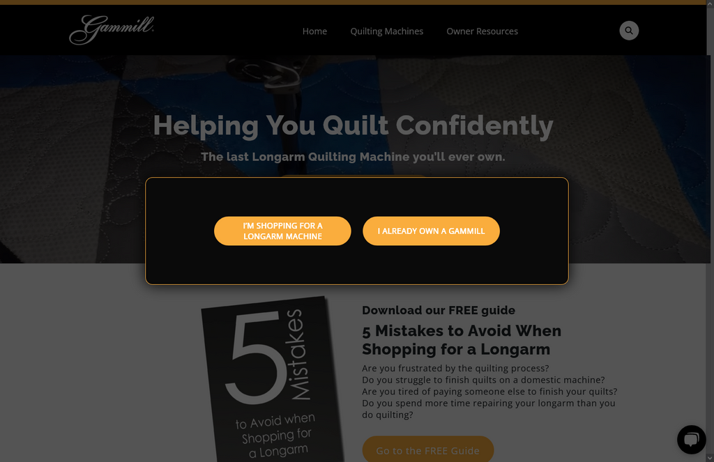 Website Design & Creation for longarm quiliting website URL 4