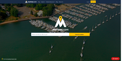 Website Design & Creation for marina website URL 1