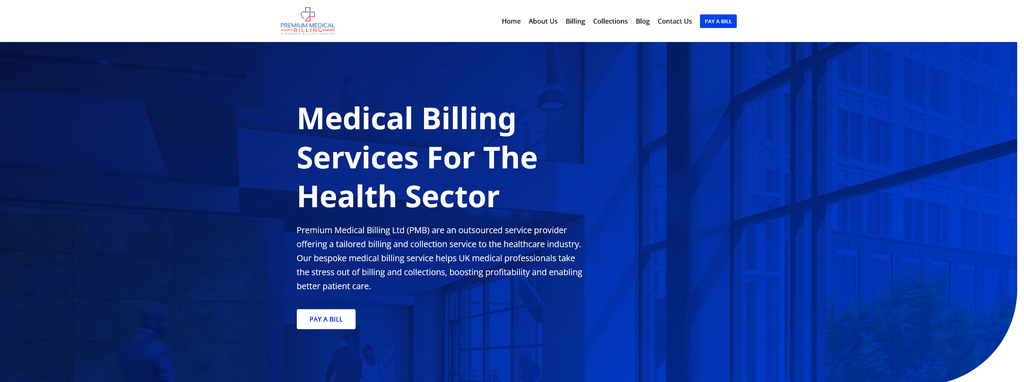 Website Design & Creation for medical billing website URL 4