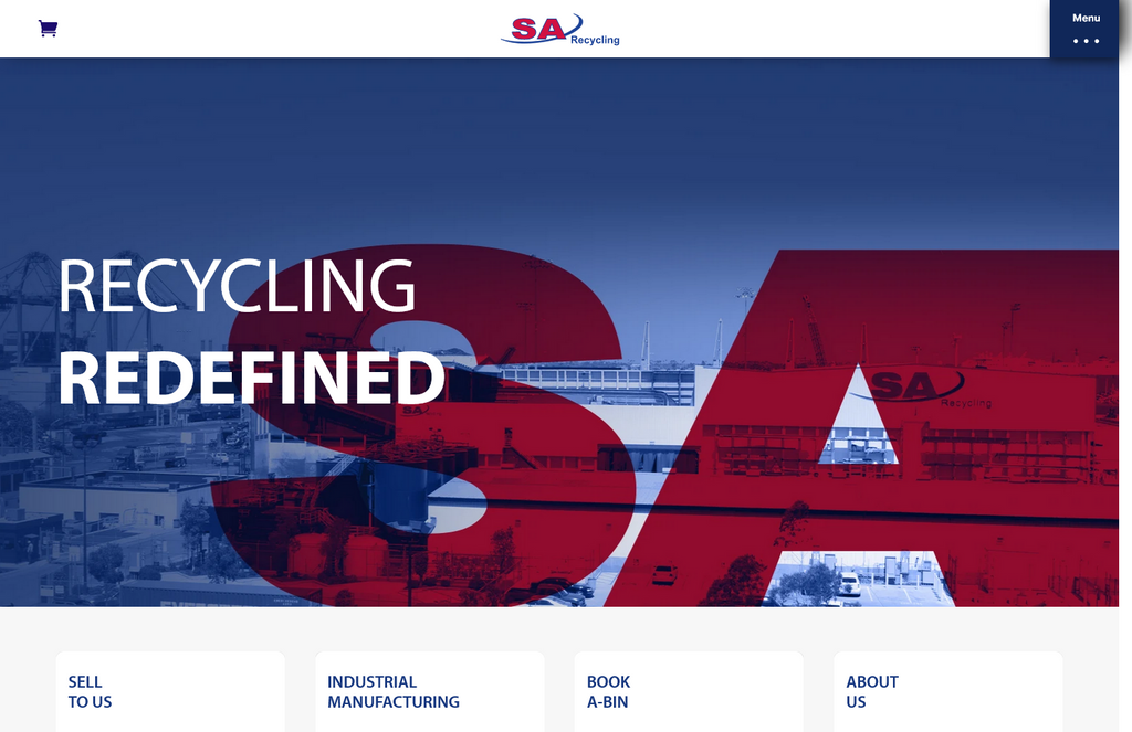 Website Design & Creation for metal recycling company website URL 3