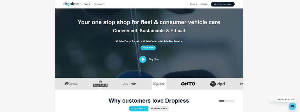 Website Design & Creation for mobile car wash website URL 3