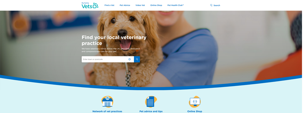 Website Design & Creation for mobile vet website URL 4