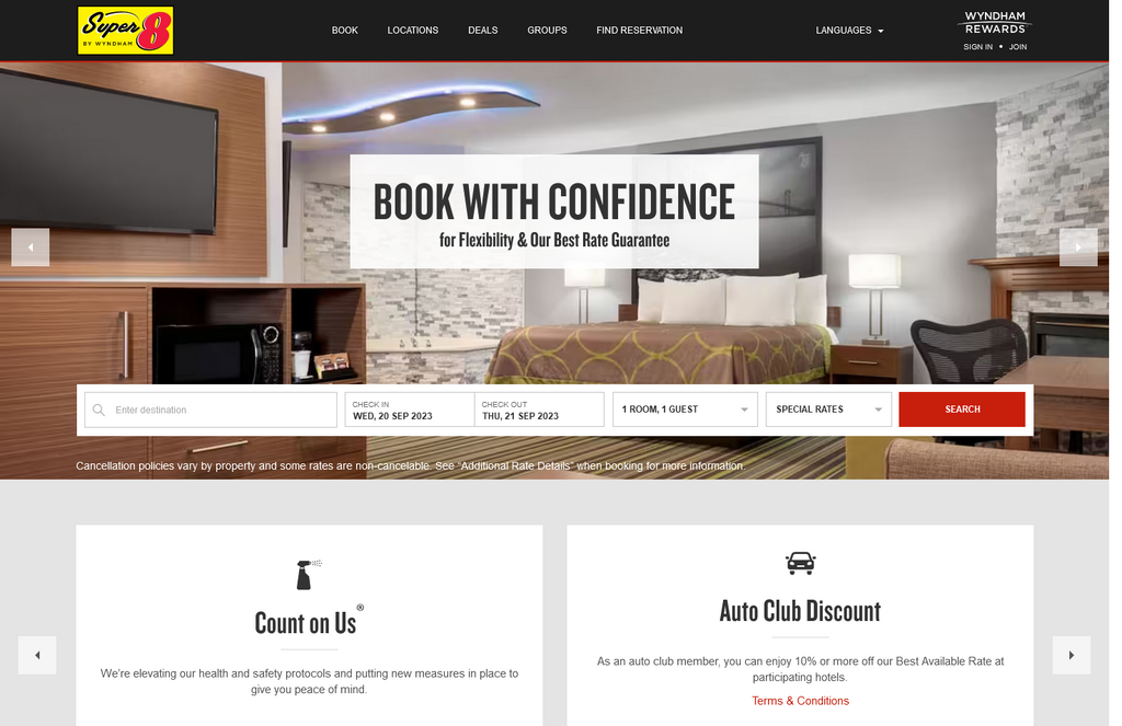 Website Design & Creation for motel website URL 4