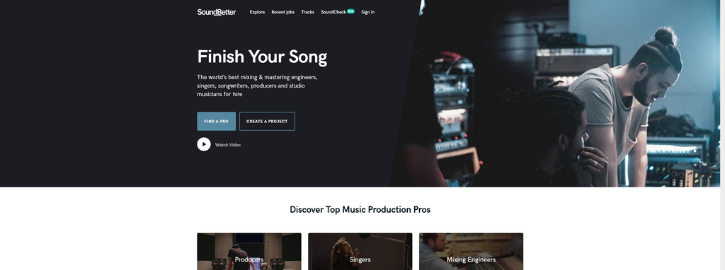 Website Design & Creation for music producer website URL 5