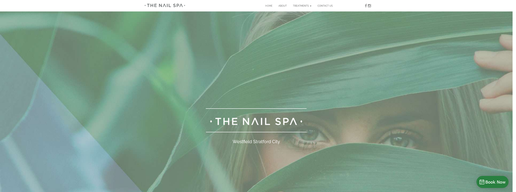 Website Design & Creation for nail salon website URL 1