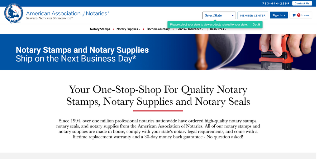 Website Design & Creation for notary website URL 1