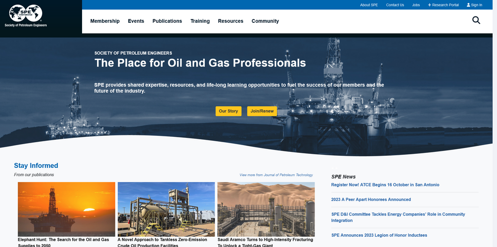 Website Design & Creation for oil and gas website URL 1