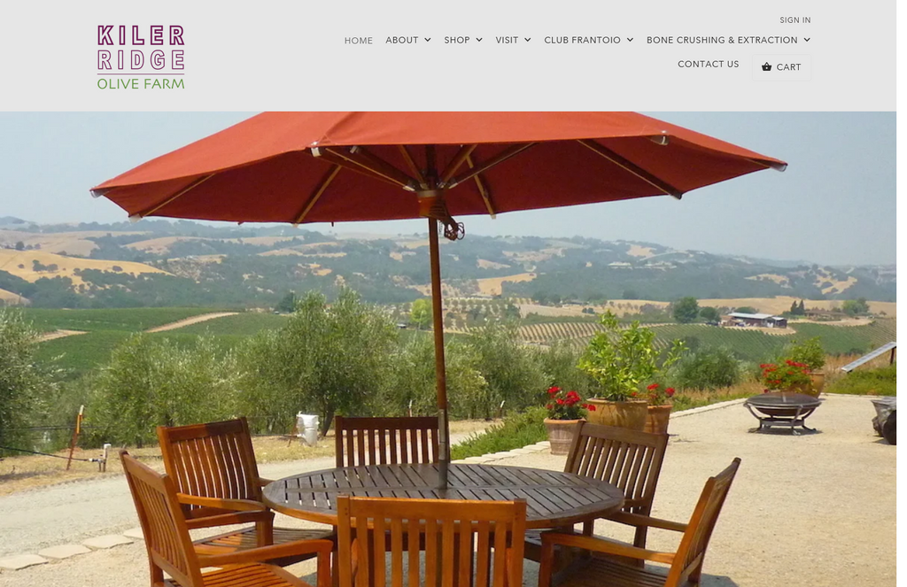 Website Design & Creation for olive oil store website URL 5