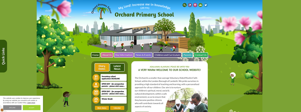 Website Design & Creation for orchard website URL 2