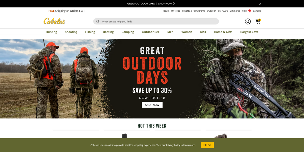 Website Design & Creation for outdoor adventure website URL 1