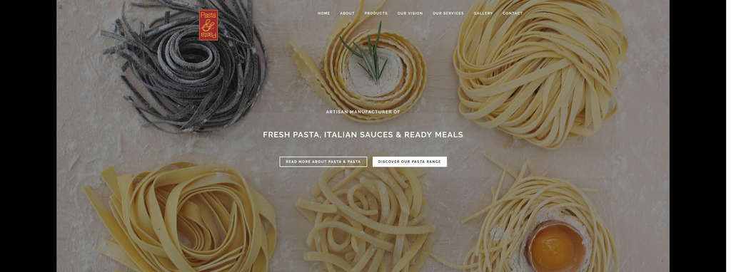 Website Design & Creation for pasta website URL 3