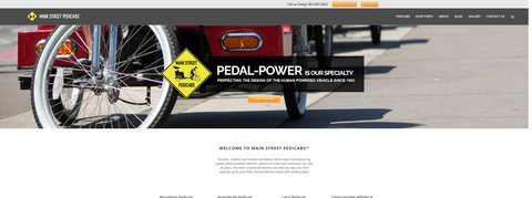 Website Design & Creation for pedicab website URL 1