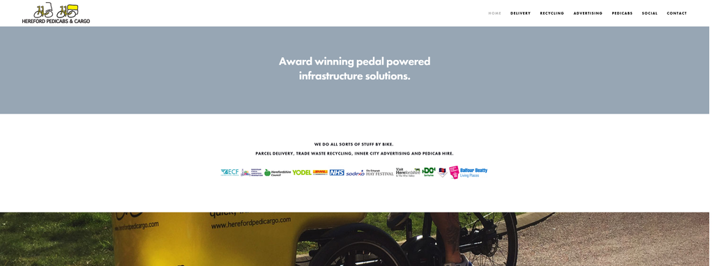 Website Design & Creation for pedicab website URL 4