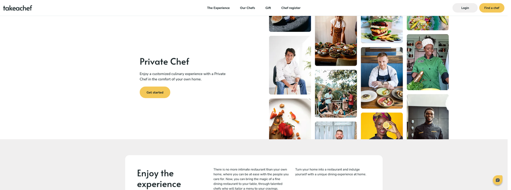 Website Design & Creation for personal chef website URL 5