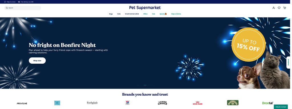 Website Design & Creation for pet food website URL 5