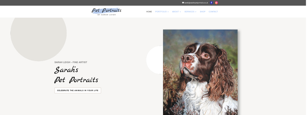 Website Design & Creation for pet photography website URL 1