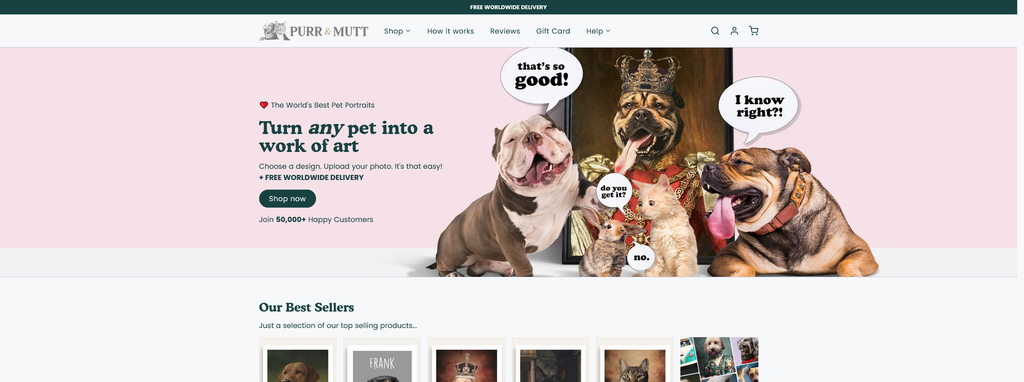Website Design & Creation for pet photography website URL 2