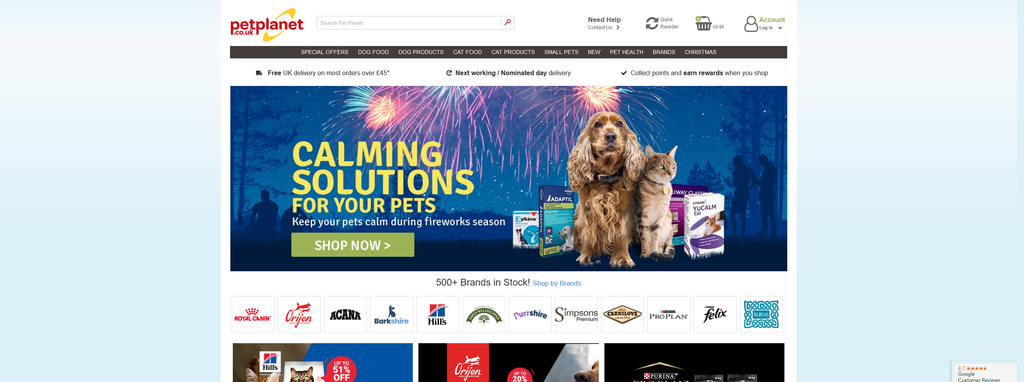 Website Design & Creation for pet supply store website URL 1