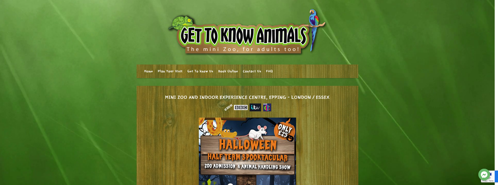 Website Design & Creation for petting zoo website URL 1