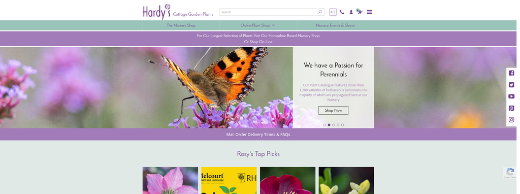 Website Design & Creation for plant nursery website URL 4