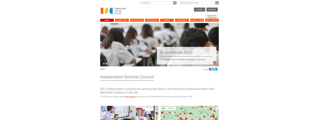 Website Design & Creation for private school website URL 2