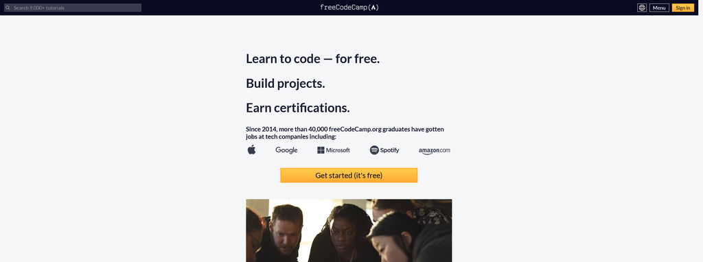 Website Design & Creation for programming bootcamp website URL 2