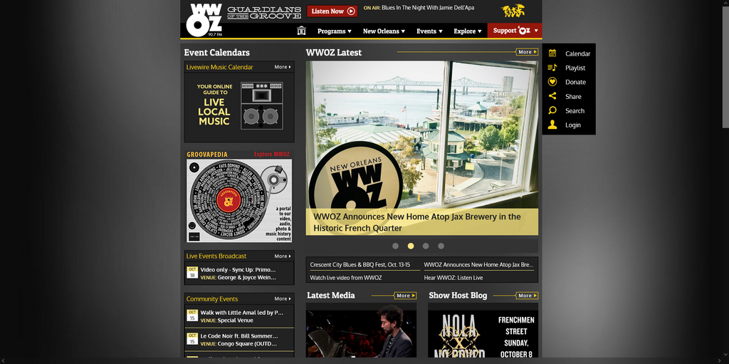 Website Design & Creation for radio station website URL 5