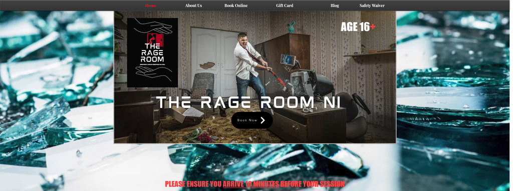 Website Design & Creation for rage room website URL 5