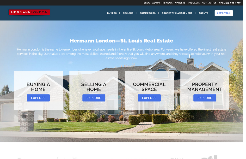 Website Design & Creation for real estate development website URL 2