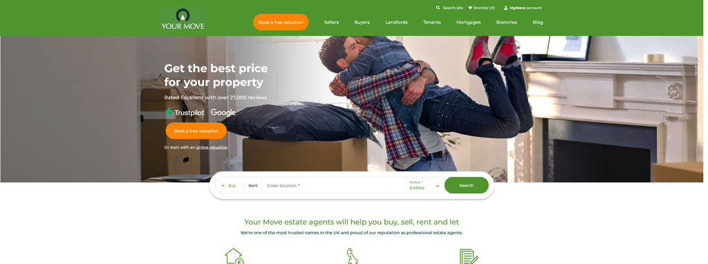 Website Design & Creation for real estate rental website URL 5