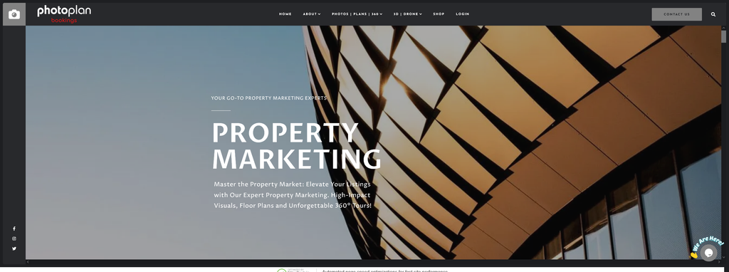 Website Design & Creation for real estate staging website URL 1