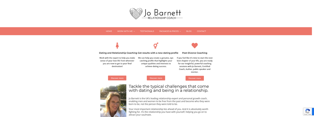 Website Design & Creation for relationship coaching website URL 2