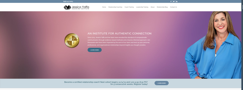 Website Design & Creation for relationship coaching website URL 3