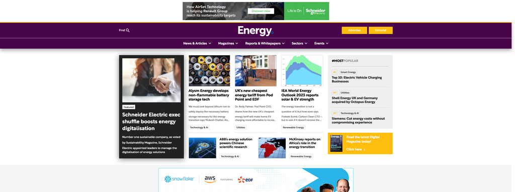 Website Design & Creation for renewable energy website URL 3