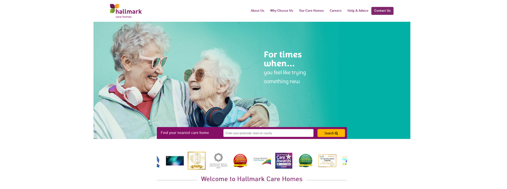 Website Design & Creation for residential care home website URL 3