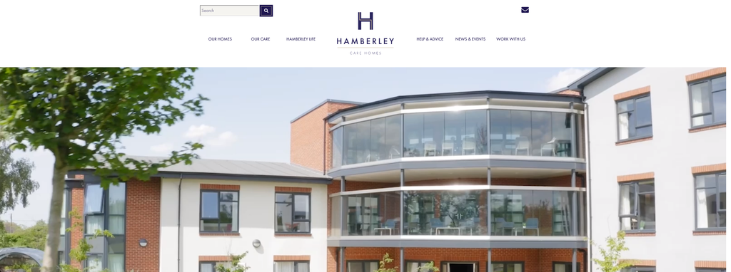 Website Design & Creation for residential care home website URL 5