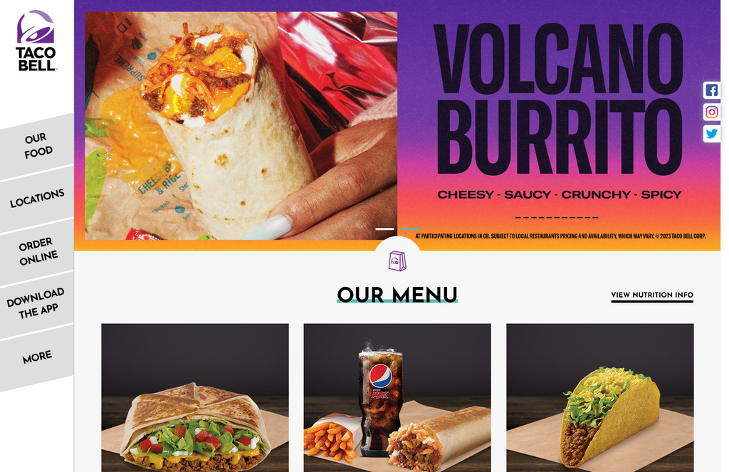 Website Design & Creation for restaurant website URL 3