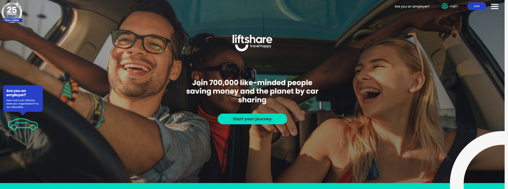 Website Design & Creation for rideshare website URL 2