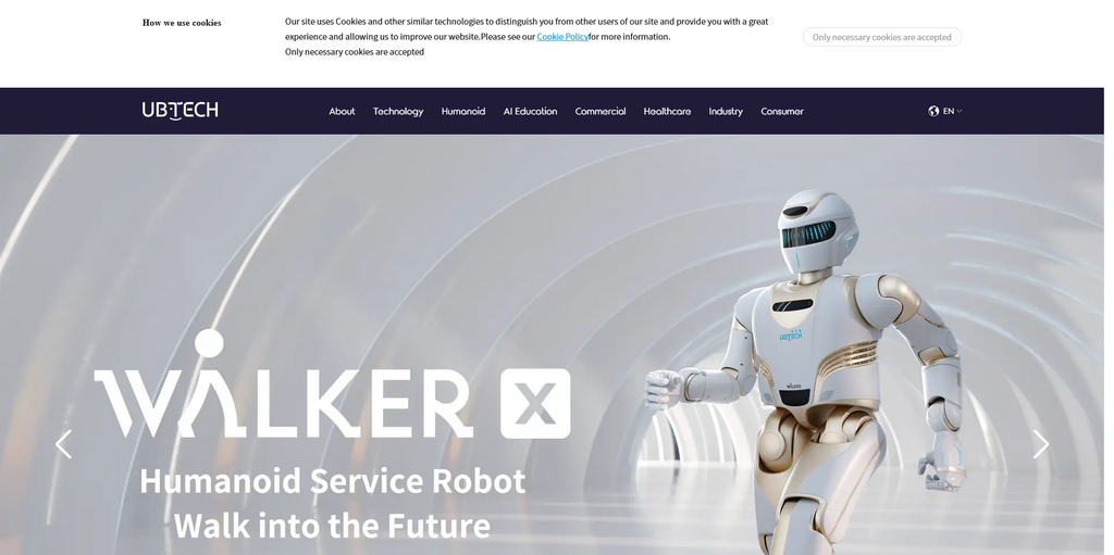 Website Design & Creation for robotics company website URL 3