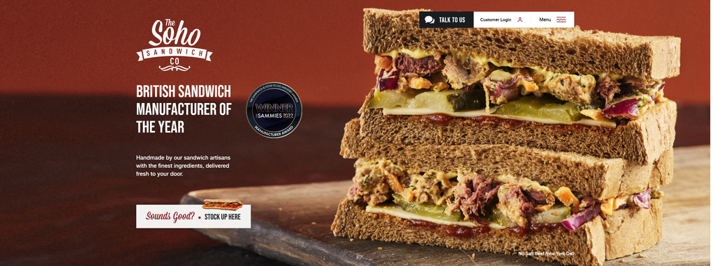 Website Design & Creation for sandwich shop website URL 5