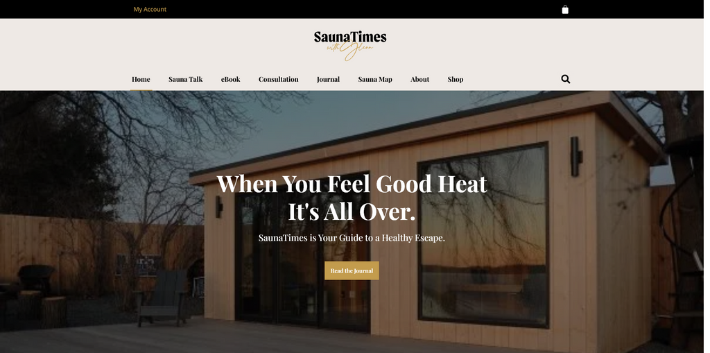 Website Design & Creation for sauna installation website URL 1