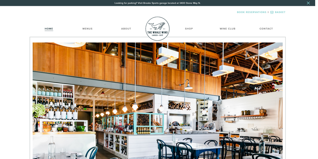 Website Design & Creation for seafood restaurant website URL 1