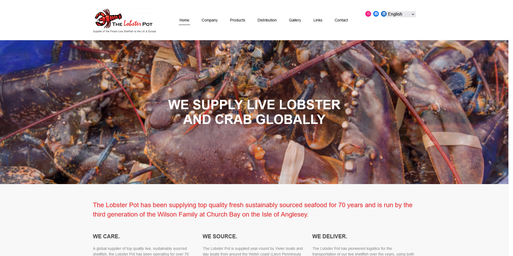 Website Design & Creation for seafood restaurant website URL 3