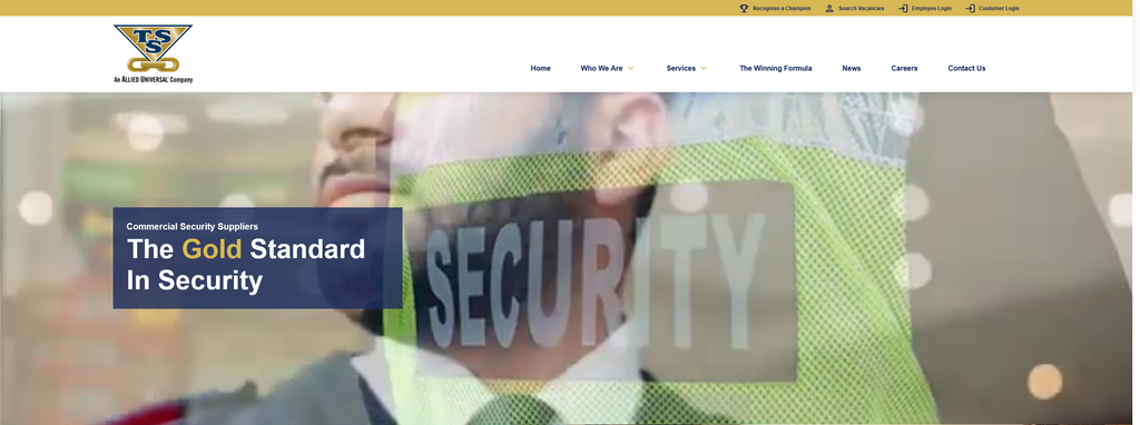 Website Design & Creation for security guard company website URL 4