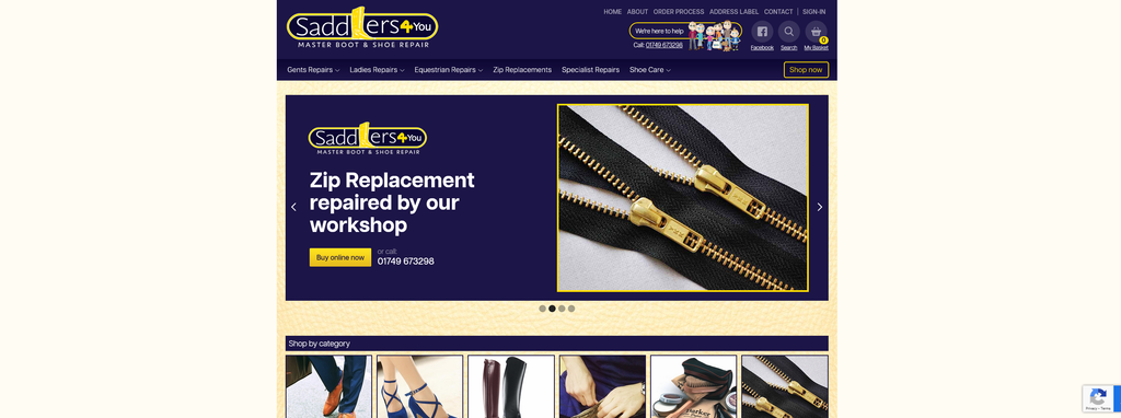 Website Design & Creation for shoe repair website URL 1