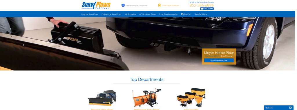 Website Design & Creation for snow plow website URL 3